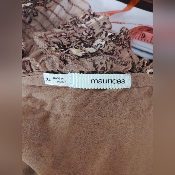 Maurices One Shoulder Floral Top Size XL - Picture 4 of 4